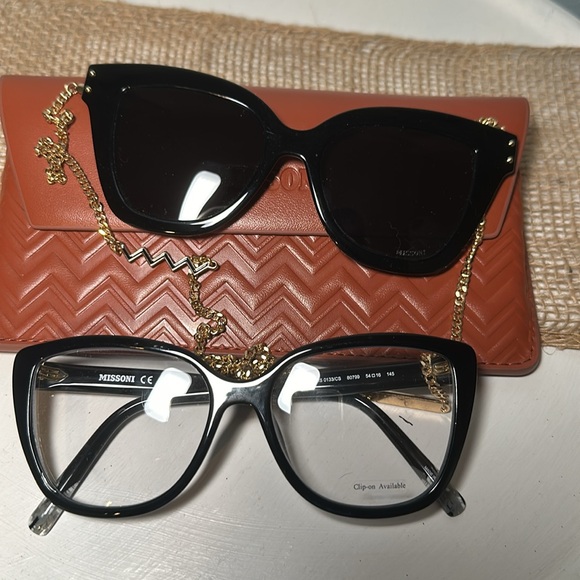 Missoni eyewear 0133/CS with magnetic clip on sun and a chain! - Picture 4 of 6